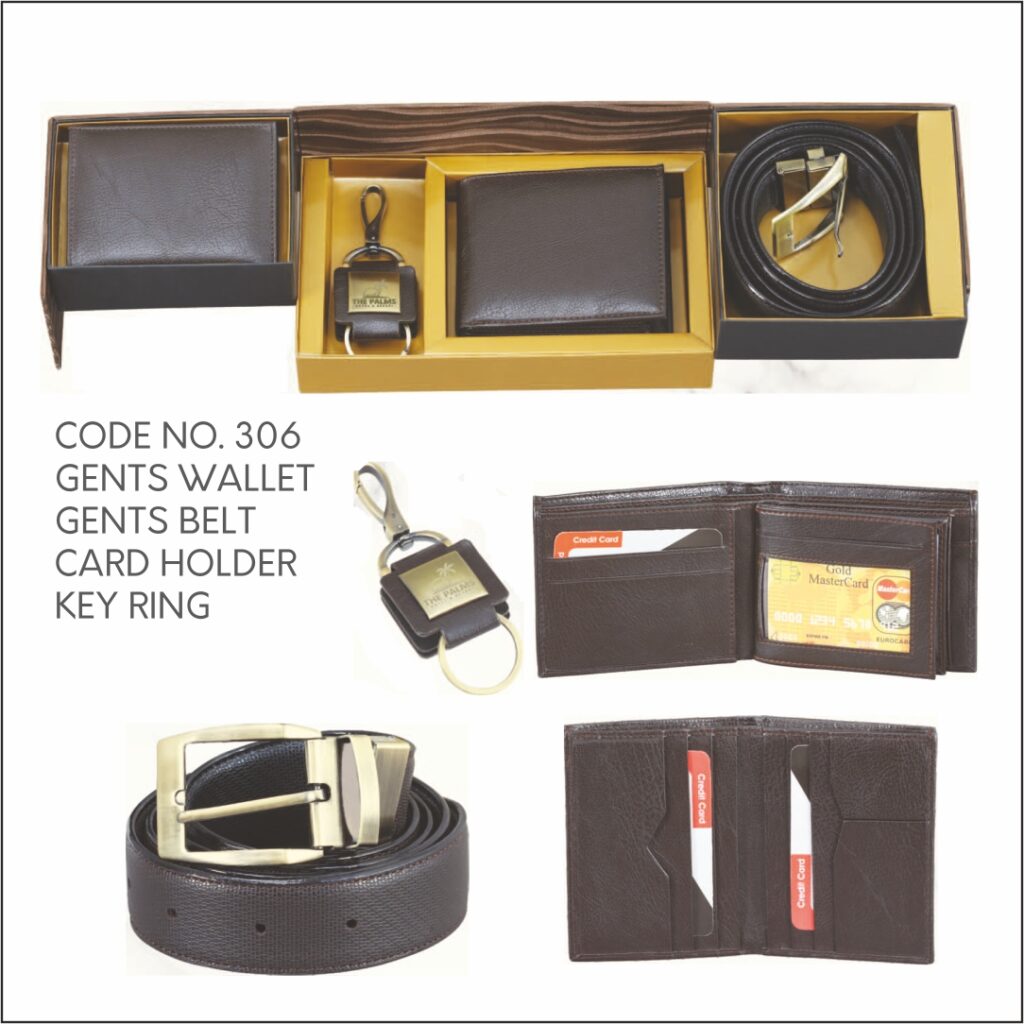 Giftcentre Gift Set GL 301 Ladies Wallet, Gents Wallet, Card holder