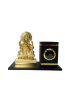 Pen stand with Ganesha idol. premium quality pen stand with gold plated.
