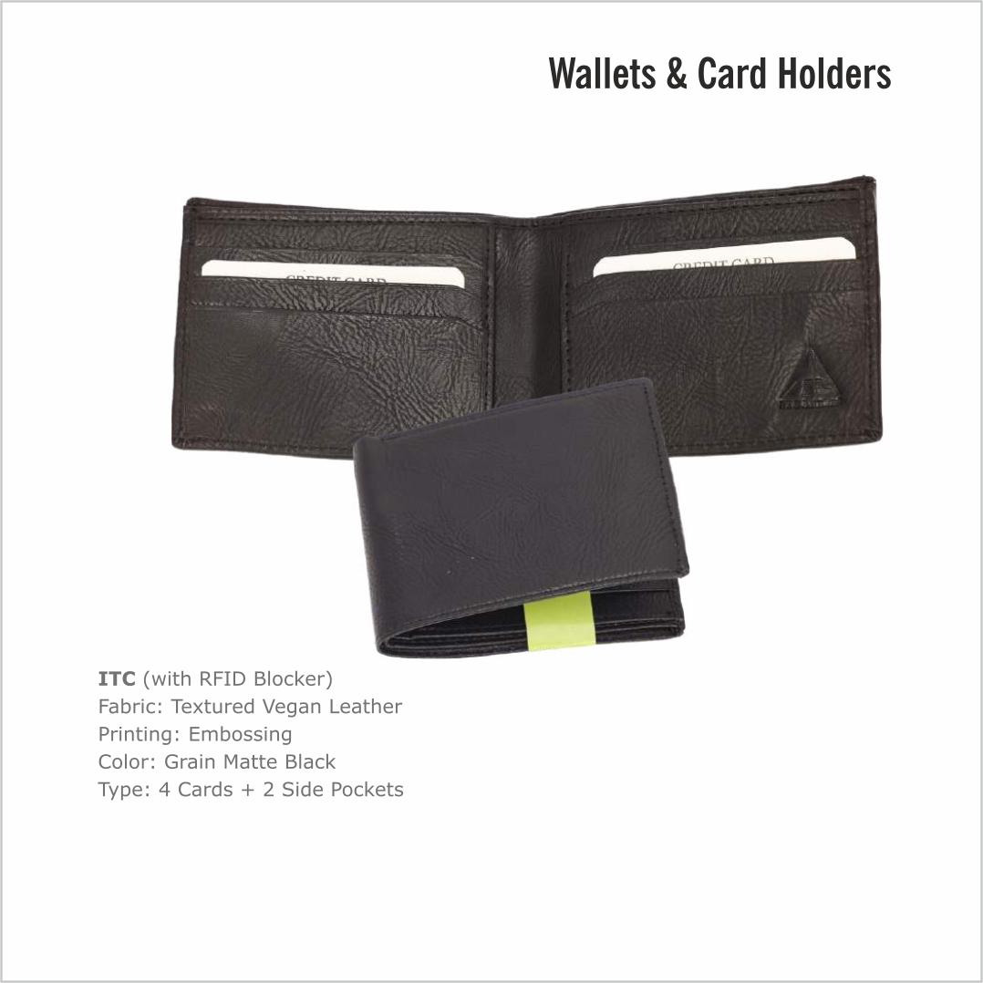 Elevate Your Style: Black Wallet & Cardholder Duo